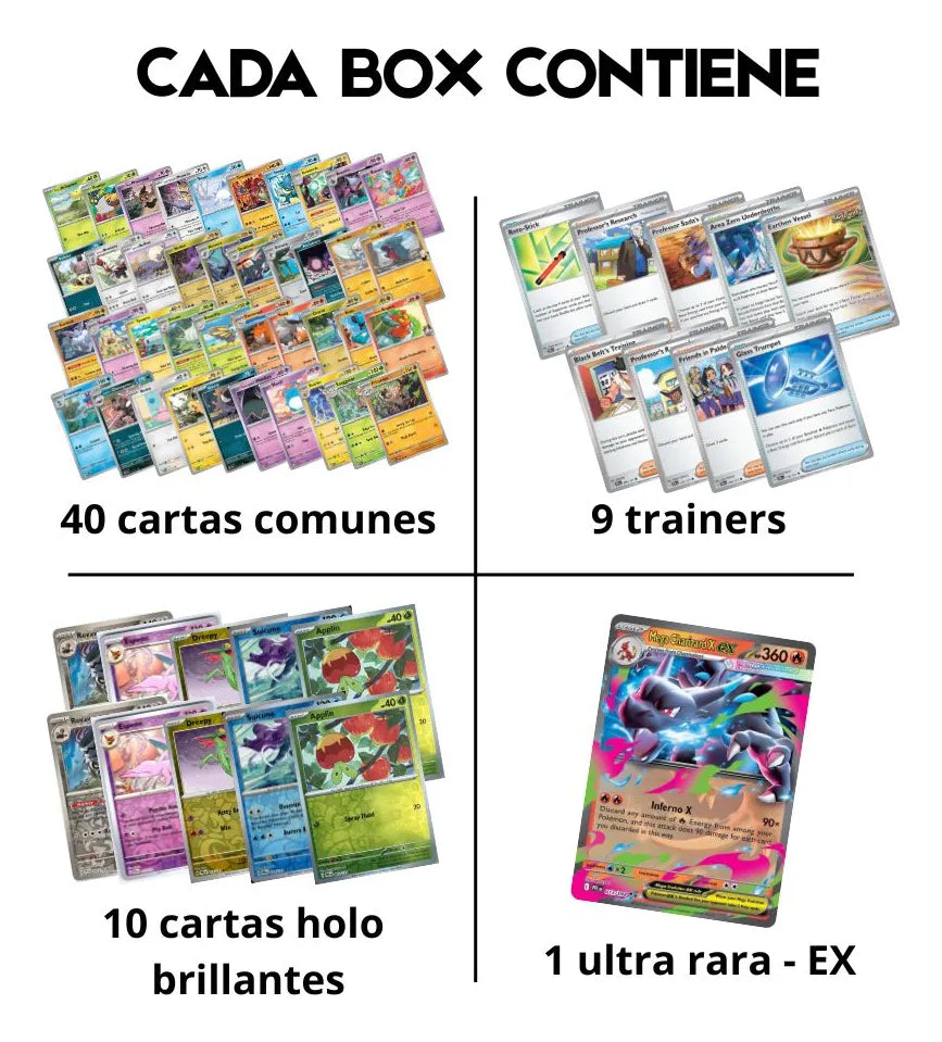 60 Cartas Pokémon Originales Sin Repetir + 1 Ex Garantizada