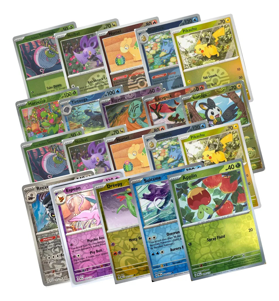 20 Cartas Pokémon Holo Garantizadas Sin Repetir
